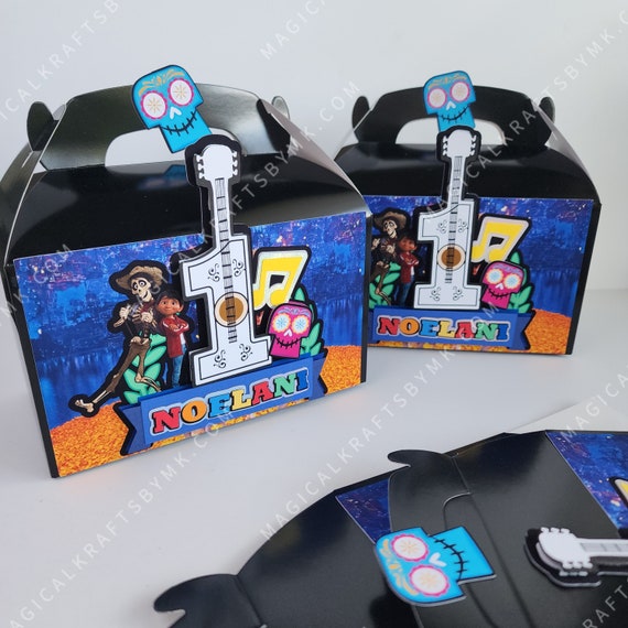 Coco Favor Boxes: 3D (customize Colors, Age and Name) - Etsy