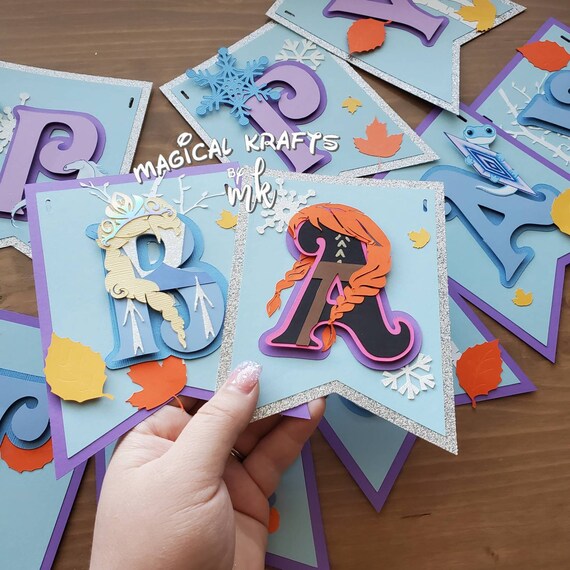 Arendelle Banner: 3D customize - Etsy