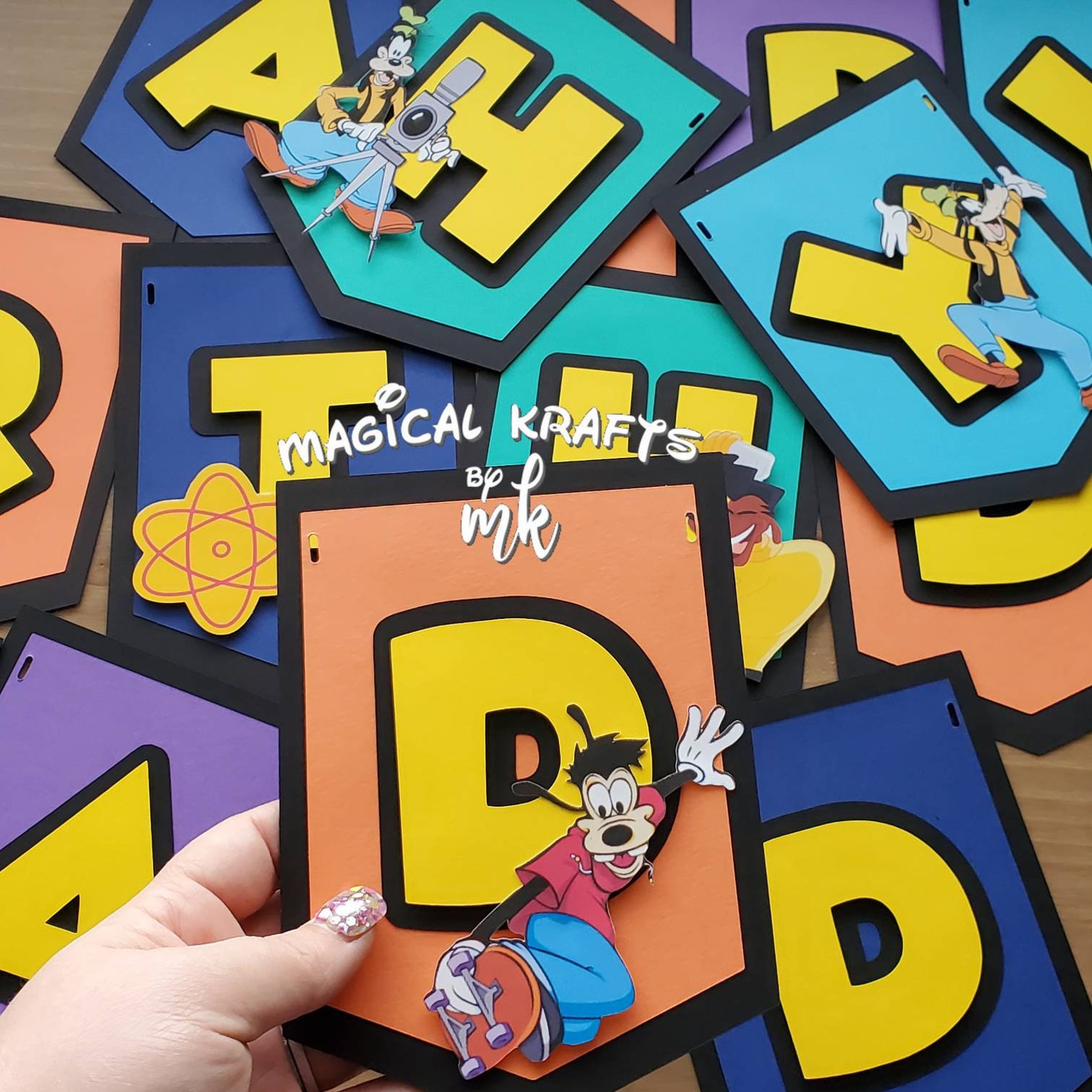 Goofy Movie Banner: 3D customize | Etsy