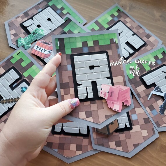 Minecraft Banner: 3D (Customize) Il_570xn