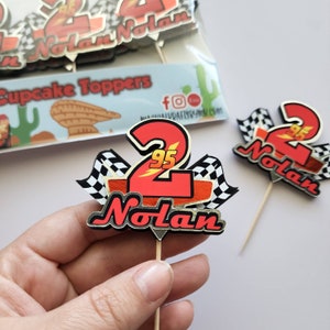 Route 66 Cupcake Toppers (One Dozen)