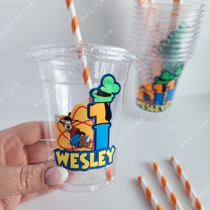 Goof Movie Party Cups: Customize Color, Name, Age