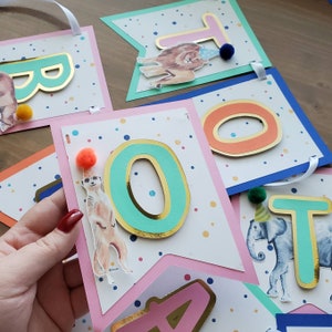 Zoo Party Animal Banner: 3D (Customize)
