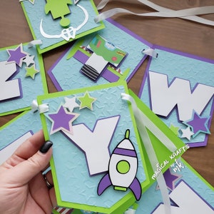 Space Ranger Banner: 3D (Customize)