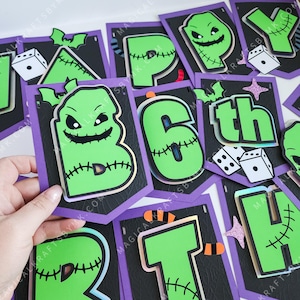 Boogie Man Banner: 3D (customize colors & characters)