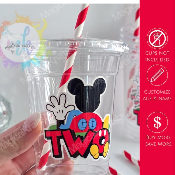 Clubhouse STICKERS 12ct+ (No Cups included)