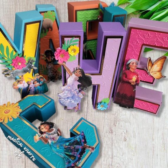 Encanto 3D Letters/Numbers (Customize) Il_570xn
