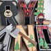 Lumberjack 3D Letters (customize) 7