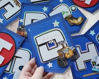 Wall-E Banner: 3D (Customize)