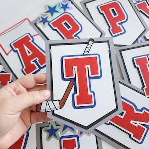 Hockey Banner: 3D (Customize)