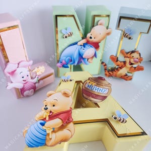 Hundred Acre Woods 3D Letters (Customize) 7&quot; Cardstock Letters