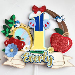 Fairest Maiden Cake Topper: 3D (customize)