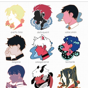 BL Genre Enamel Pins