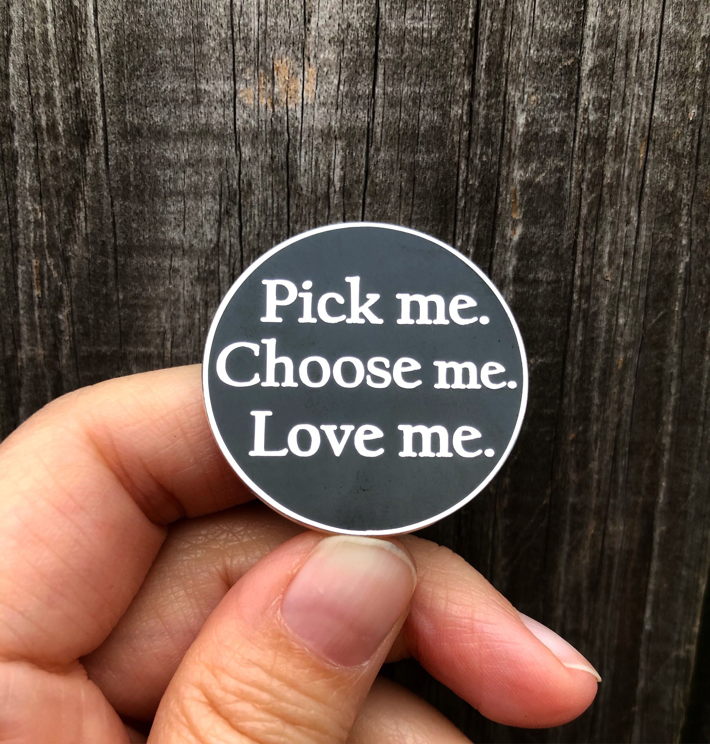 Pick Me Choose Me Love Me Greys Anatomy Inspired Hard Etsy Ireland
