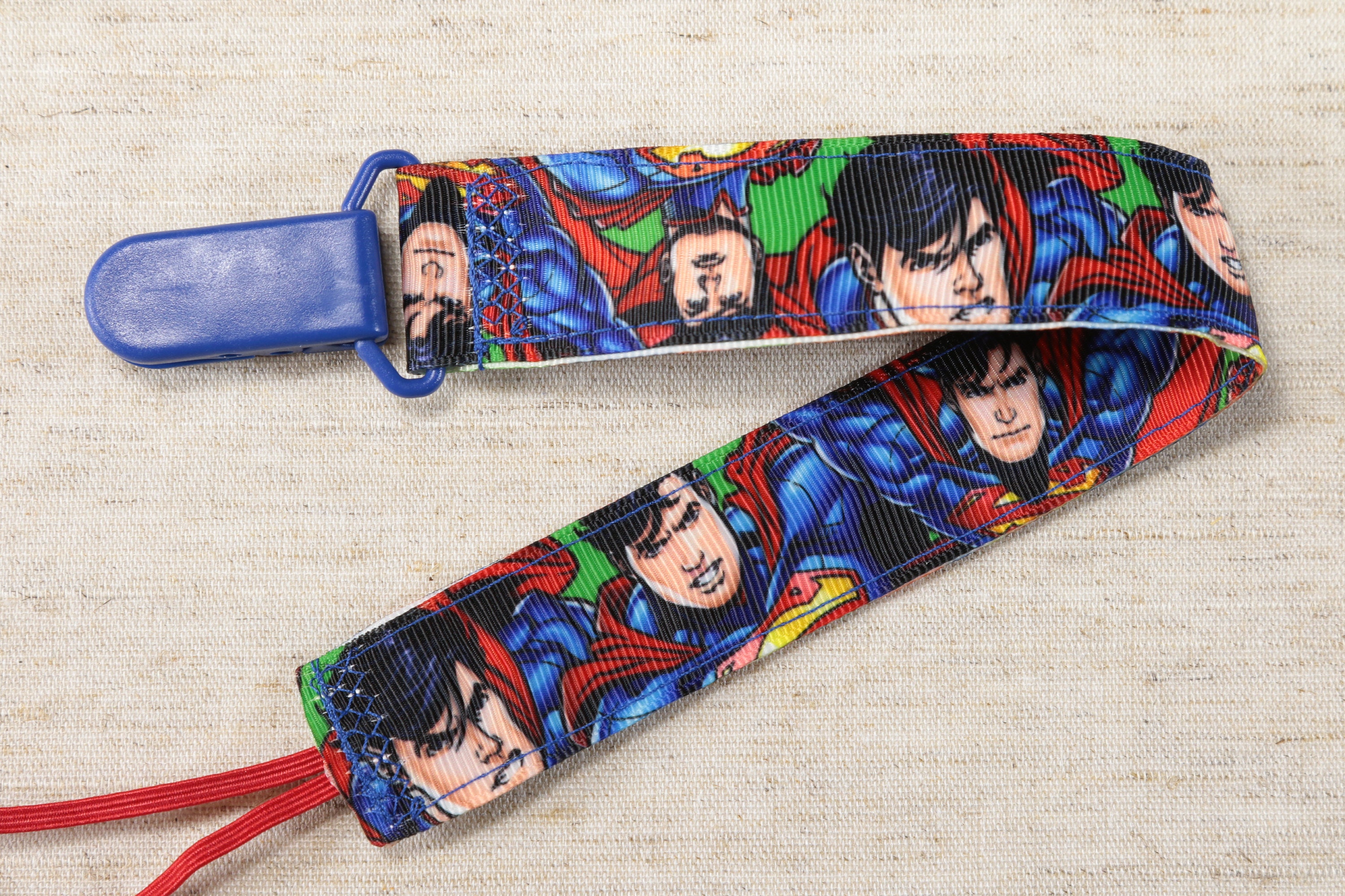 Pacifier Clip: Superman Supergirl Man of Steel Super | Etsy