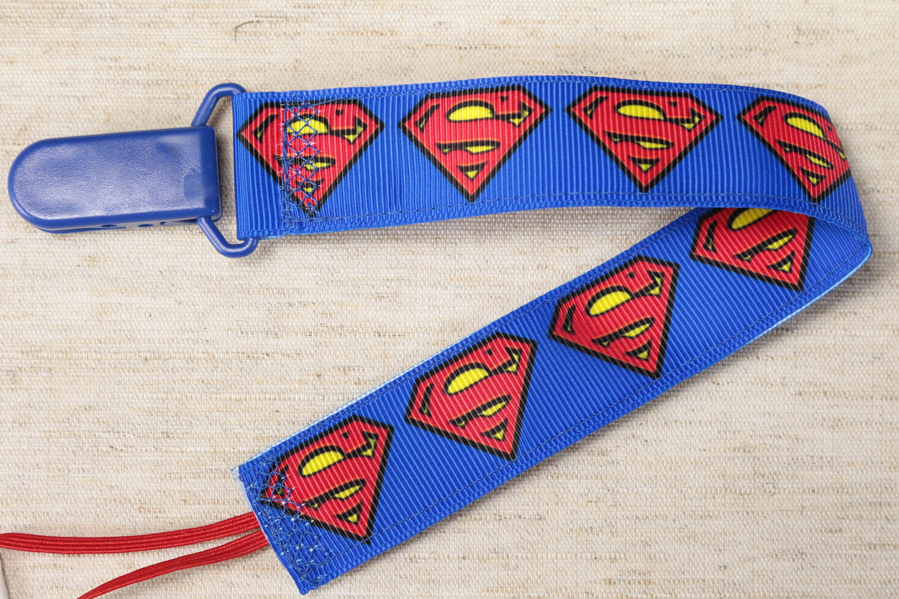 Pacifier Clip: Superman Supergirl Man of Steel Super | Etsy