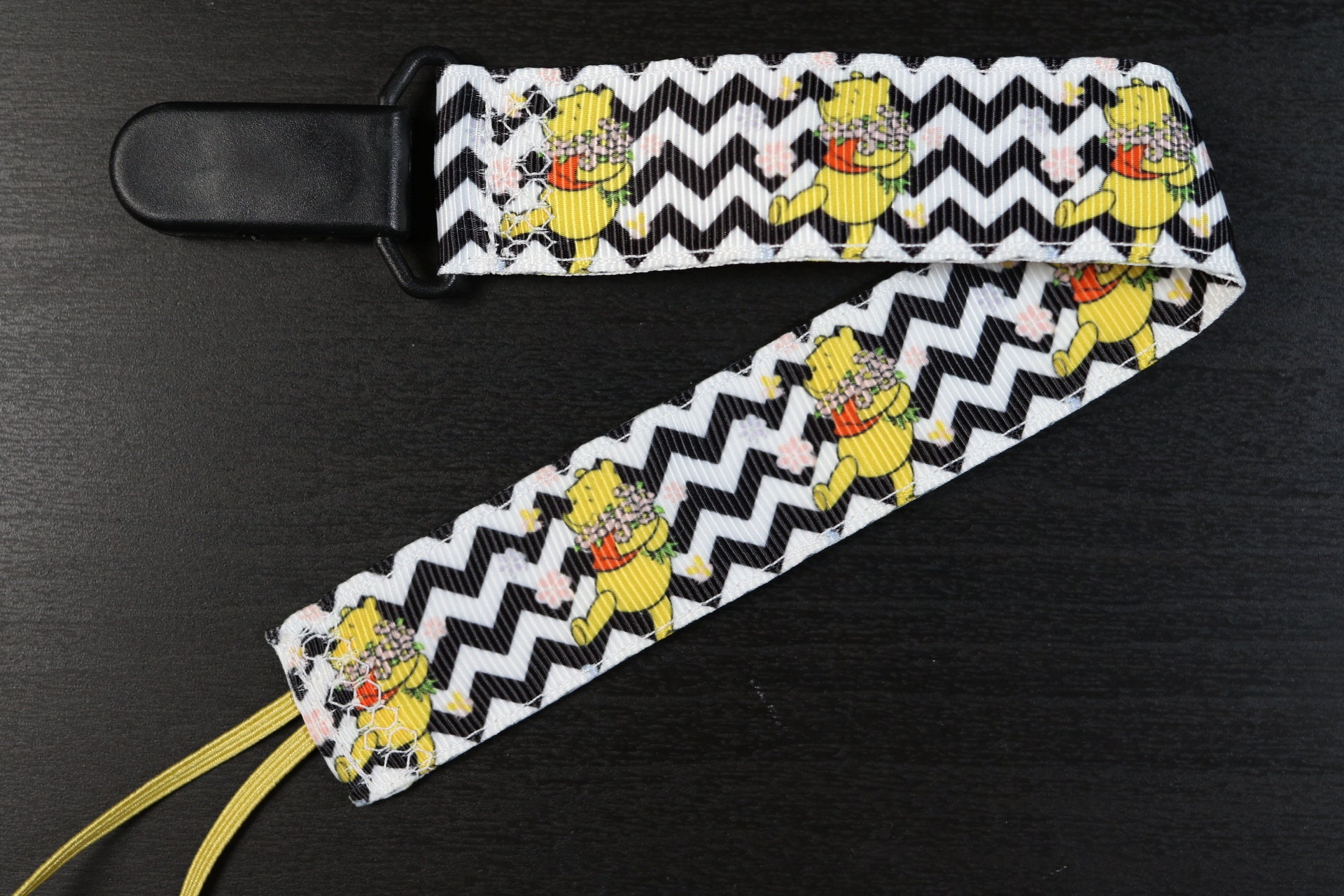 Pacifier Clip: Disney Winnie the Pooh - Pooh Bear Eeyore Tigger Piglet ...