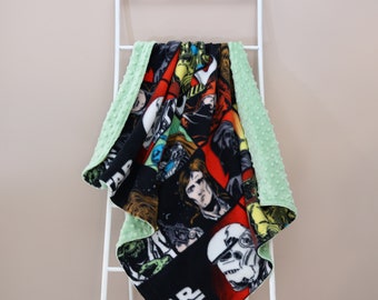 Star Wars Baby Kuscheldecke: Minky Fleece Stormtrooper Luke, 72cm x 92cm