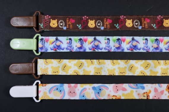 Pacifier Clip: Winnie the Pooh Eeyore Tigger Piglet Boy & | Etsy