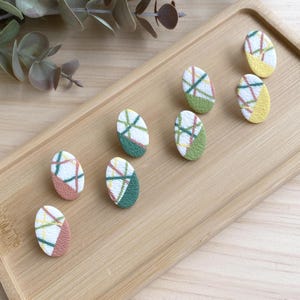 Polymer Clay Earrings | Statement Earrings | Handmade Earrings CROSSROADS SPRING COLLECTION
