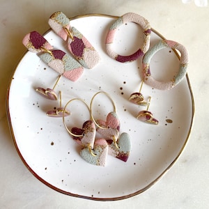 Polymer Clay Ohrringe | Statement Ohrringe | Ohrschmuck