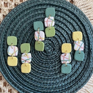 Polymer Clay Earrings | Statement Earrings | Handmade Earrings CROSSROADS SPRING COLLECTION