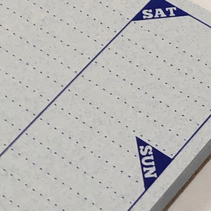 Week-at-a-glance note pads for weekly calendar/task organization and scheduling. image 2