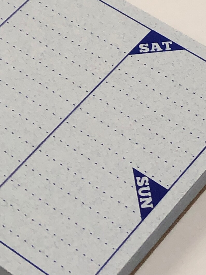 Week-at-a-glance note pads for weekly calendar/task organization and scheduling. image 2