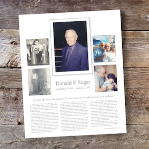 Memorial Poster - unframed