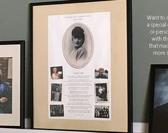Memorial Poster - Framed