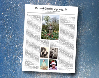 Memorial Poster Reprints