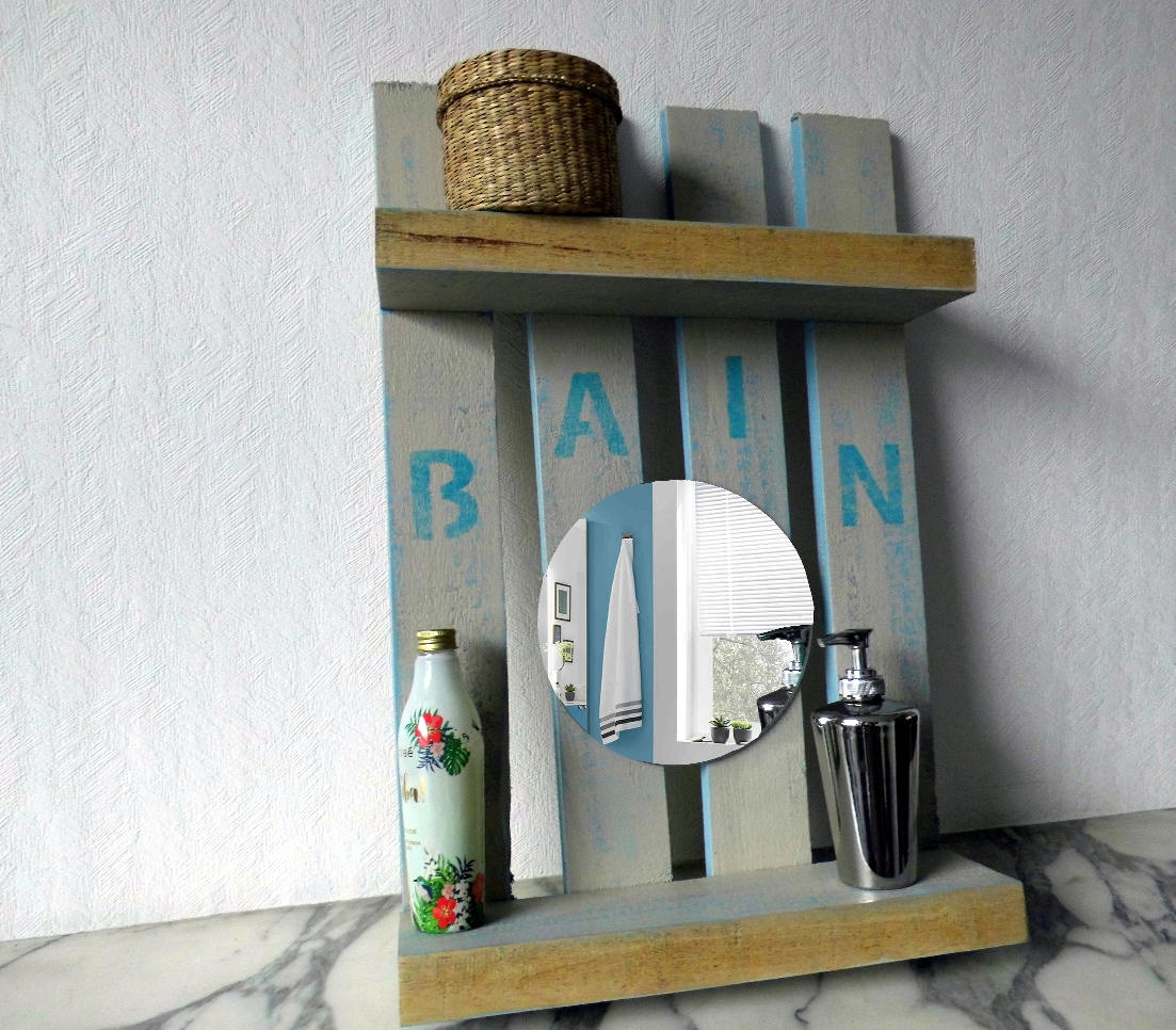 Etagère Murale en Palette Bain