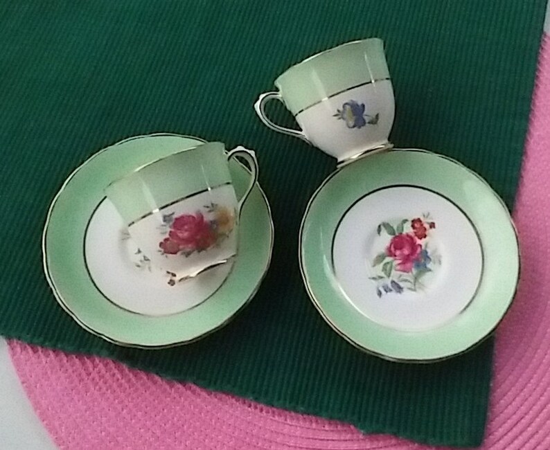 Tea Cups and Saucer Sets New Chelsea Staffs Demitasse Set Etsy
