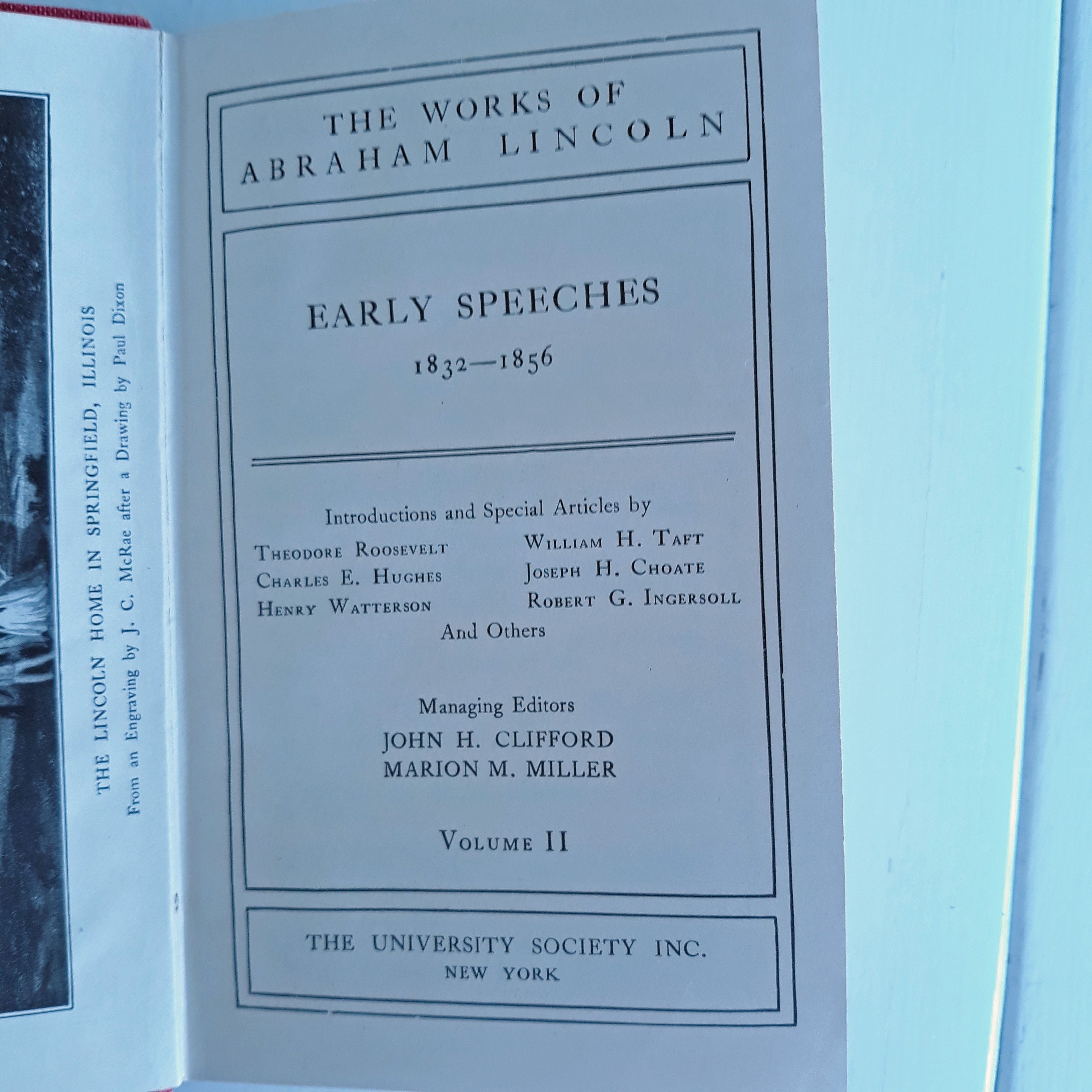 The Works of Abraham Lincoln 1908 6 Volume Set 432 Etsy