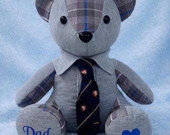 Memory Bear – Handmade Keepsake from Loved One’s Clothing