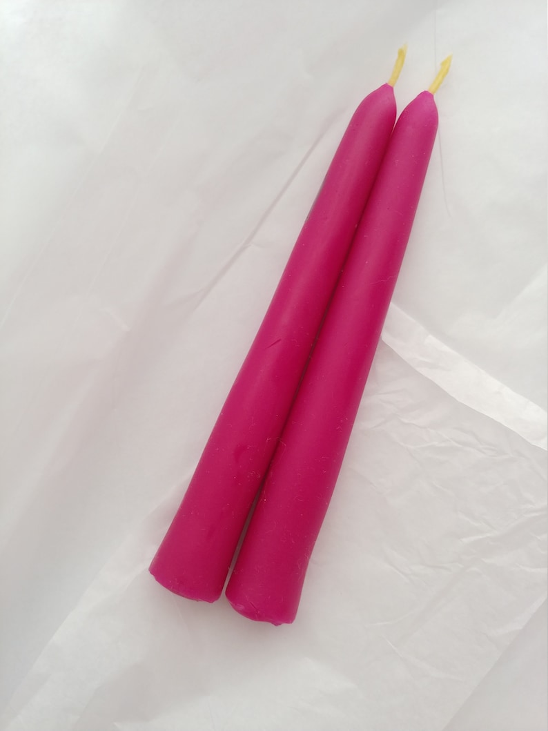 Small Beeswax Candles Beeswax Tapers 6 inch Taper Set Etsy