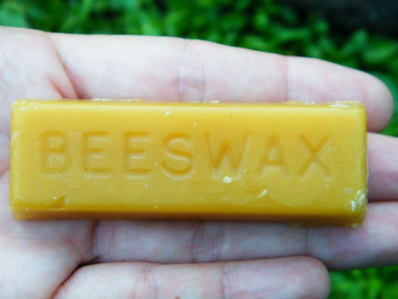 Organic Beeswax Pure Premium Bees Wax Bar 1 oz Wax Bar Beeswax Wraps Refresher Crafter's Beeswax Bar immagine 9