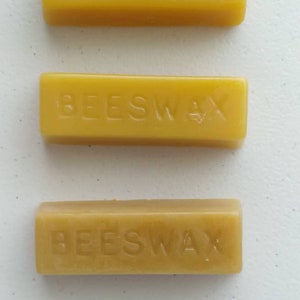 Organic Beeswax Pure Premium Bees Wax Bar 1 oz Wax Bar Beeswax Wraps Refresher Crafter's Beeswax Bar immagine 3
