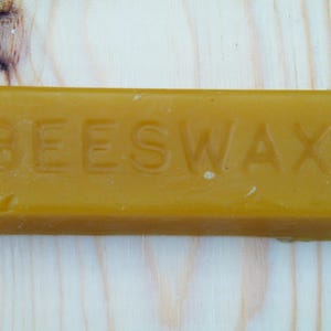 Organic Beeswax Pure Premium Bees Wax Bar 1 oz Wax Bar Beeswax Wraps Refresher Crafter's Beeswax Bar immagine 5