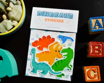 Dinosaur Sticker Pack / Dinosaur Stickers / Cute Dinosaurs / Jurassic Park Stickers