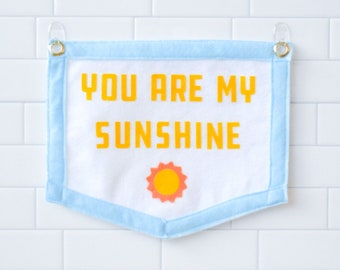 You Are My Sunshine Felt Pennant Flag / Nursery Banner / Kids Vintage Flag