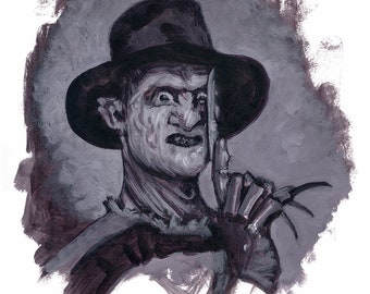 Freddy Krueger - Nightmare on Elm Street Art Print