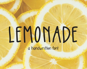 Lemonade - A Handwritten Font - TTF