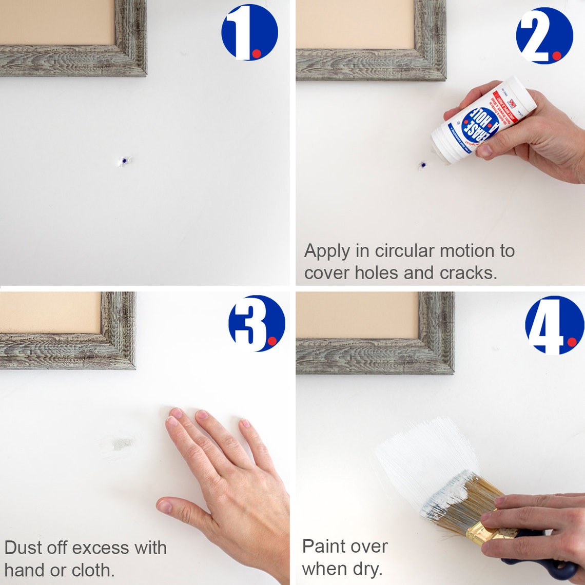 Eraseahole A Quick and Easy Solution to Fill the Holes in Your Walls