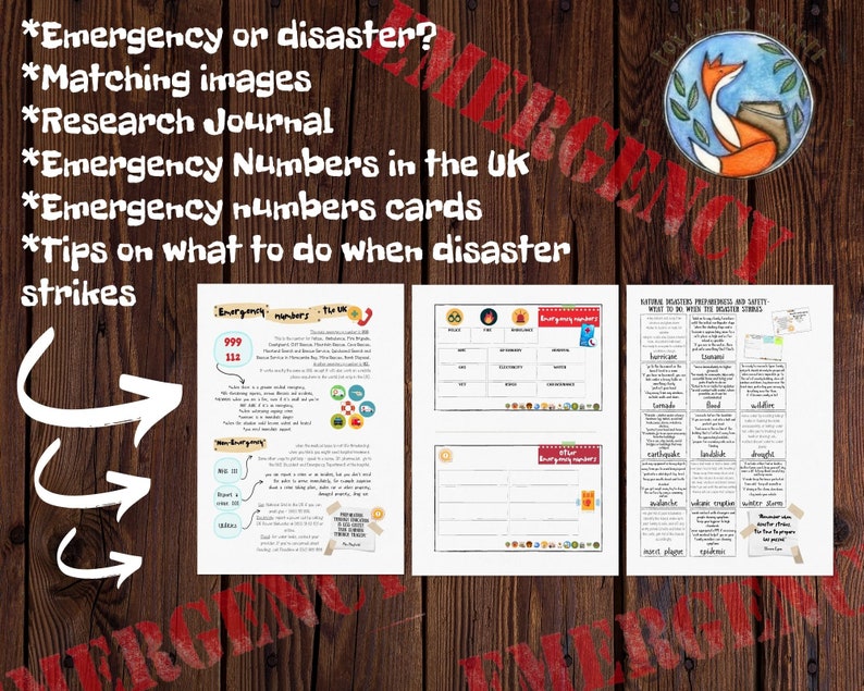 Emergency Preparedness for Kids, Natural Disasters, Emergency Numbers ...