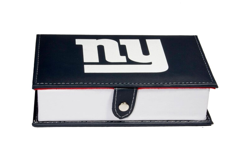 New York Giants Domino 100% Acrylic Faux Leather Case | Etsy