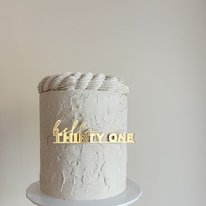 Birthday Cake Topper| Birthday Cake | Cake Topper | Party Decor | Acrylic Cake Topper | Milestone Birthday