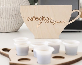 Cafecito Tray | Coffee Tray | Expresso Tray | Drink Tray l Kitchen Decor l Coffee Bar l Coffee Sign l Cafecito