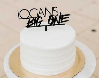 Biggie Inspired Cake Topper | Big One Cake Topper Acrylic | Personalized Cake Topper