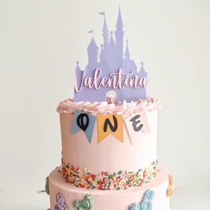 Magical Cake Topper | Princess Cake Topper| Castle cake topper | personalized Cake Topper | Disney inspired cake topper